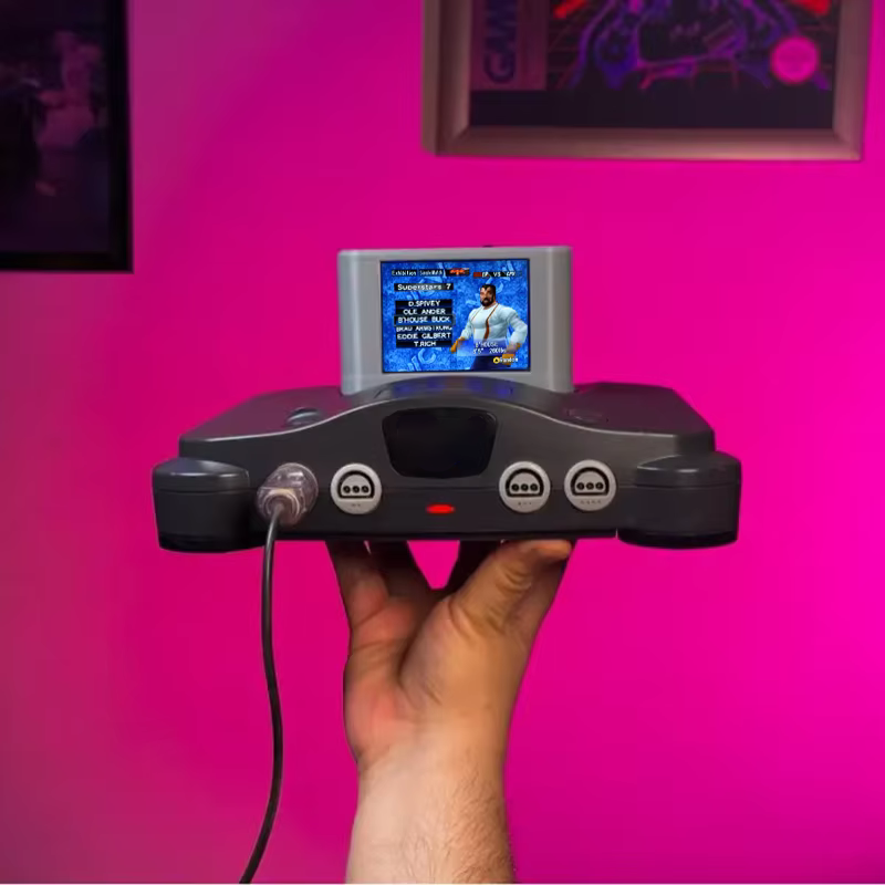 Retro Gaming Images - خراطيش ألعاب ريترو Pico N64 مع