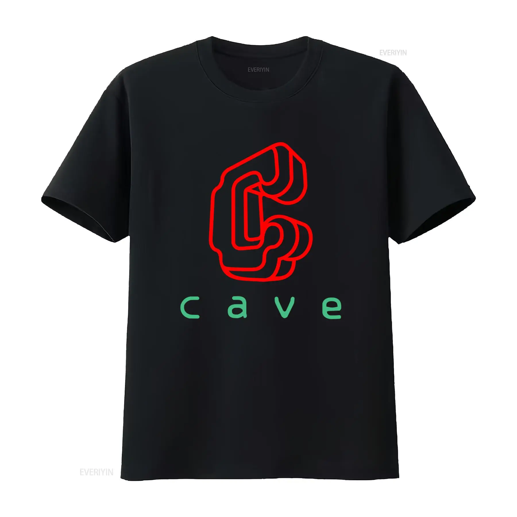 Retro Gaming Logo - تي شيرت بتصميم Cave Shmup Arcade