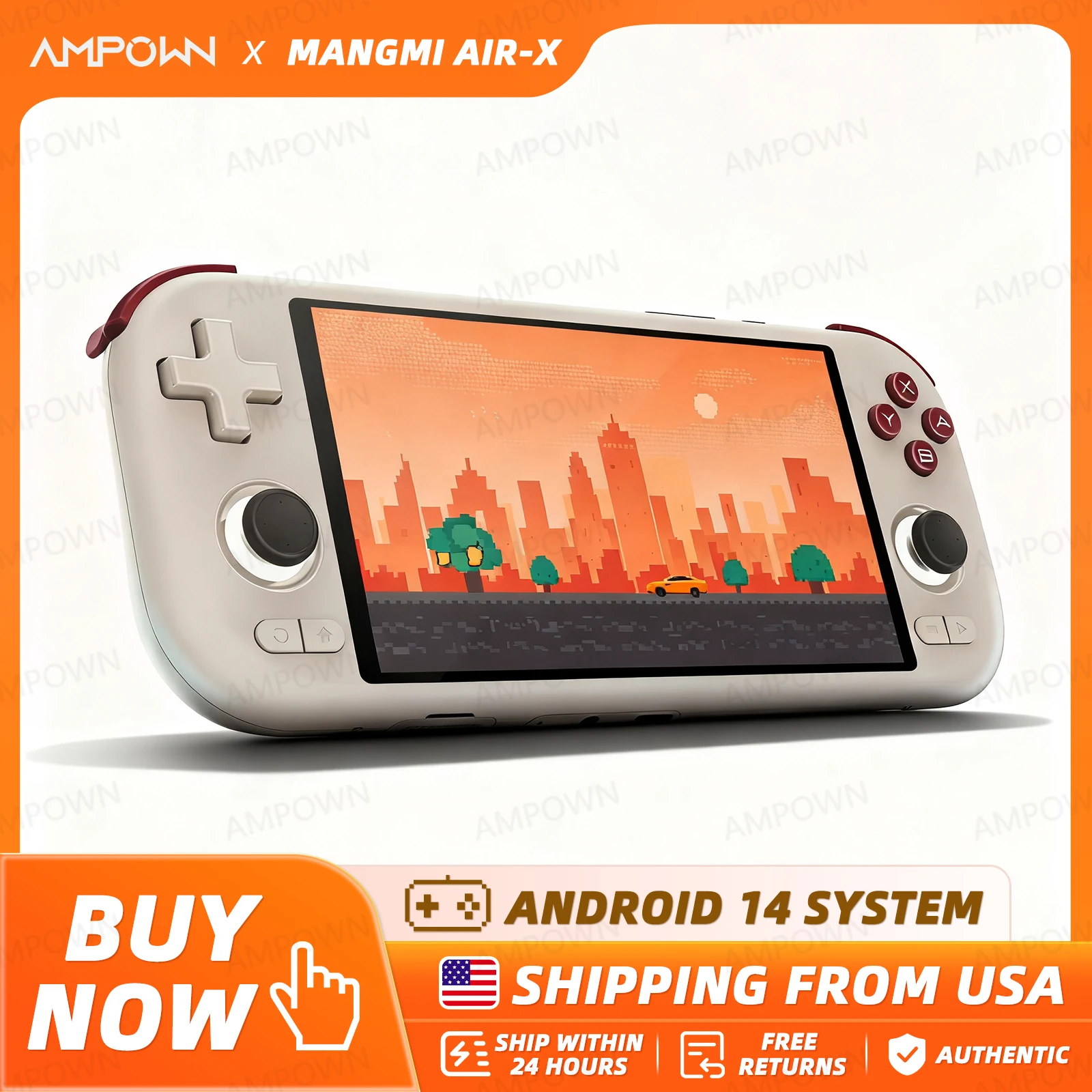 Retro Gaming Console Handheld - وحدة تحكم ألعاب محمولة من MANGMI