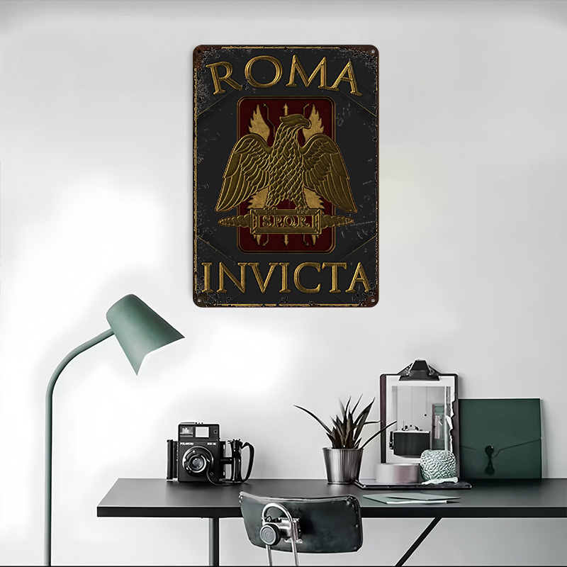 لوحة معدنية SPQR روما إنفيكتا  - مراجعة Retro Gaming Empire وسعره