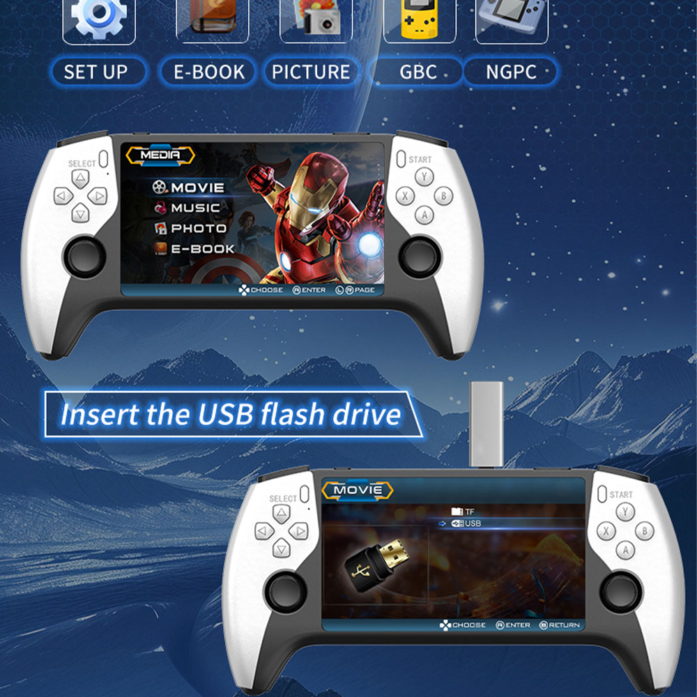 جهاز ألعاب محمول جديد SF3500 ب - مراجعة Retro Gaming Tablet وسعره