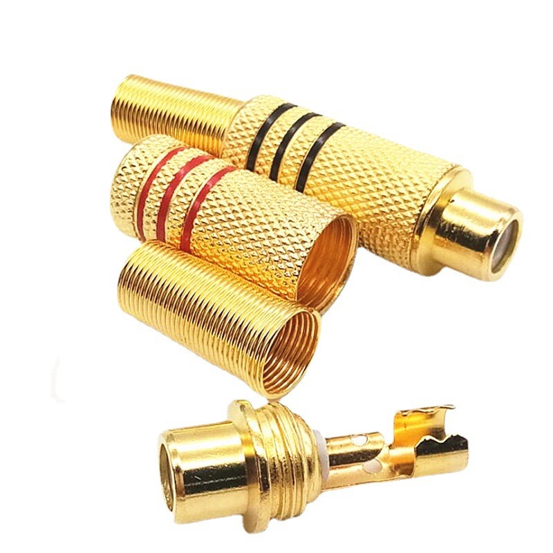 مطلية بالذهب RCA موصلات ذكر أو - مراجعة Composite Rca Cable وسعره