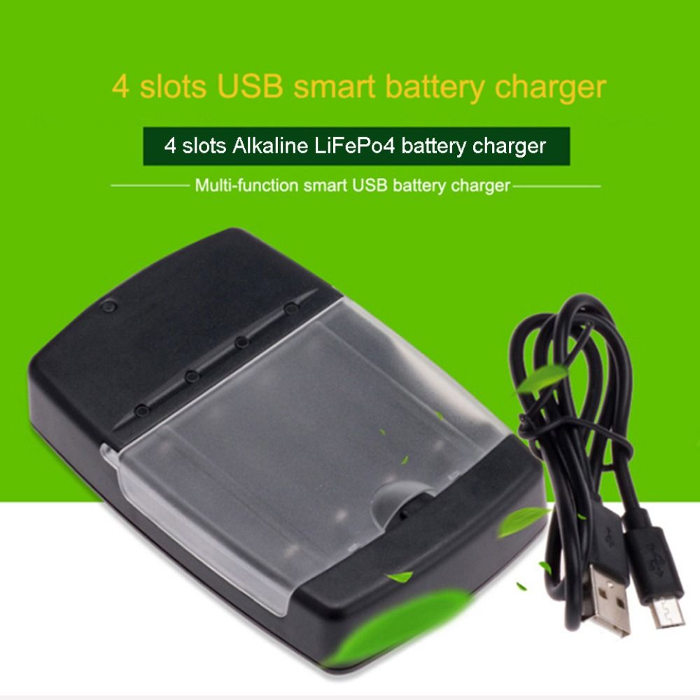 مؤشر ذكي شاحن بطارية شحن سريع  - مراجعة Rechargeable Battery Aa وسعره