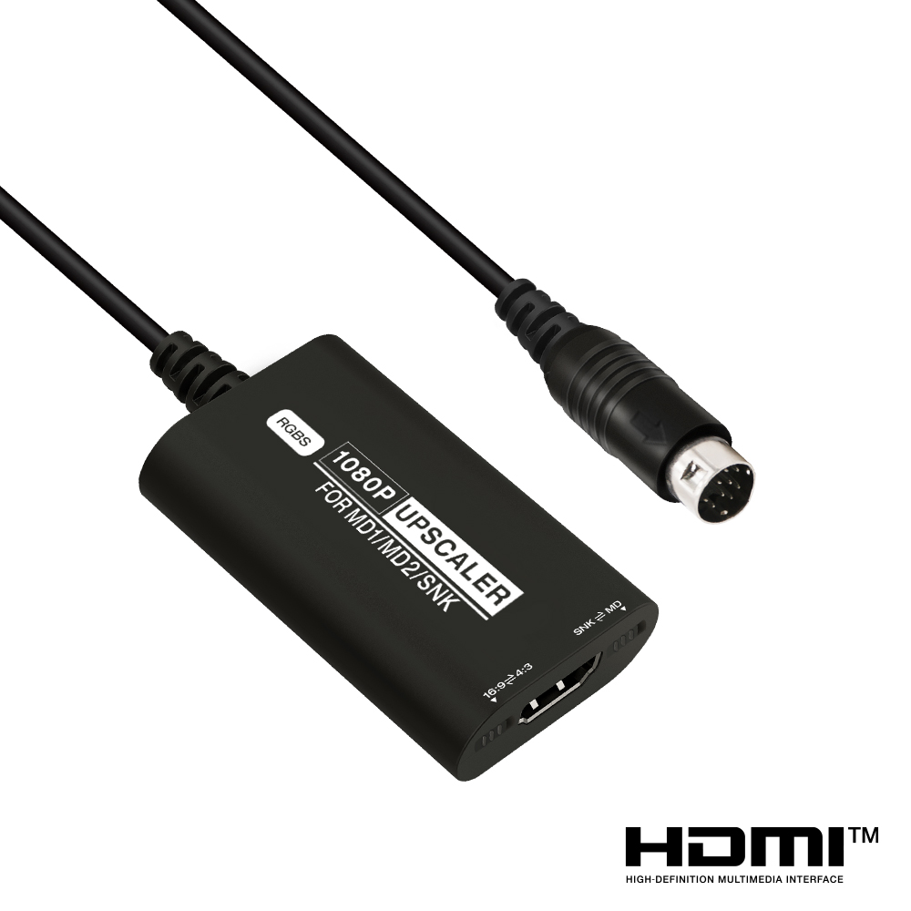 محول RGBS لجهاز ألعاب SEGA MD1 - مراجعة Retro Gaming Hard Drive وسعره