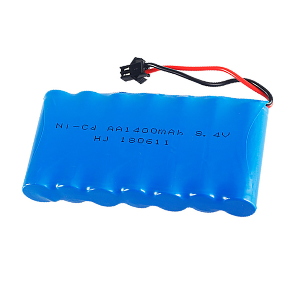 8.4 فولت 1400mah Ni-CD بطارية  - مراجعة Rechargeable Battery Aa وسعره