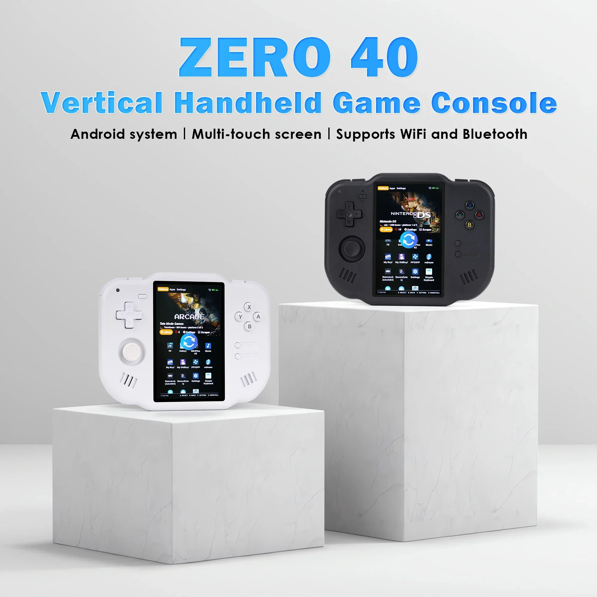 AMPOWN ZERO 40 وحدة تحكم ألعاب - مراجعة Retro Gaming Console Handheld وسعره