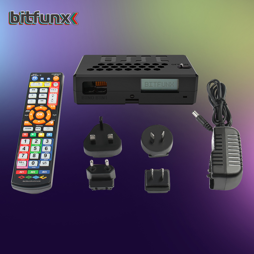 محول Bitfunx OSSC HW V1.8 مفتو - مراجعة Retro Gaming Hard Drive وسعره