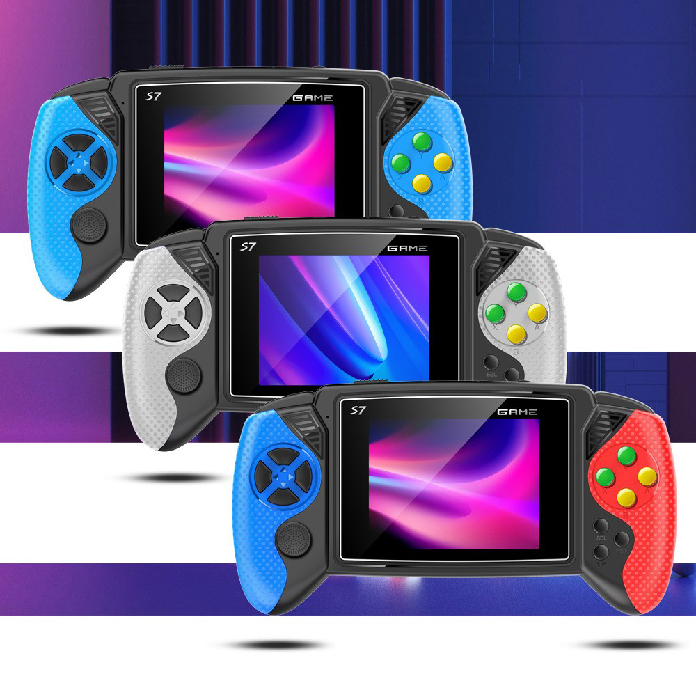 جهاز ألعاب محمول S7 ريترو بشاش - مراجعة Retro Gaming Console Handheld وسعره