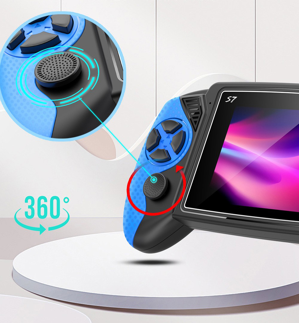 جهاز ألعاب محمول S7 ريترو بشاش - مراجعة Retro Gaming Console Handheld وسعره