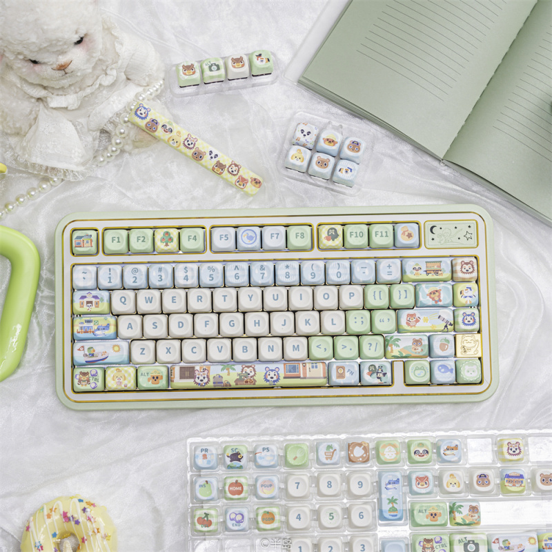 أغطية مفاتيح PBT مخصصة 130 مفت - مراجعة Retro Gaming Keycaps وسعره