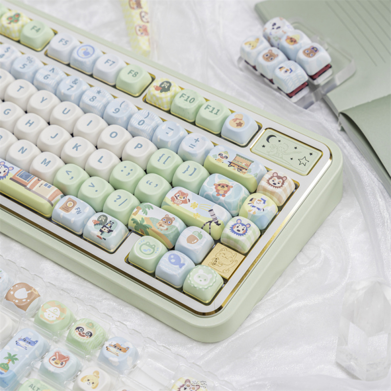 أغطية مفاتيح PBT مخصصة 130 مفت - مراجعة Retro Gaming Keycaps وسعره