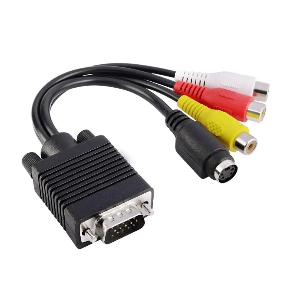 كابل محول VGA إلى S-Video 3 RC - مراجعة Composite Rca Cable وسعره