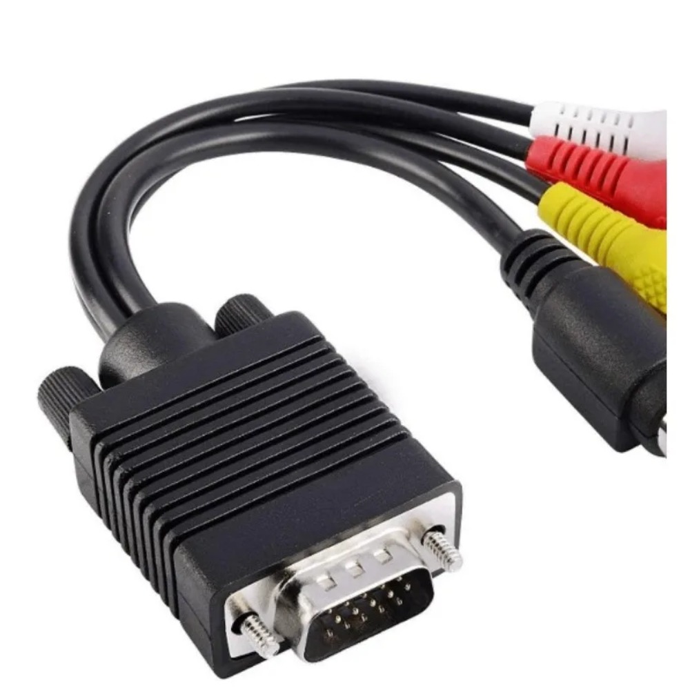 كابل محول VGA إلى S-Video 3 RC - مراجعة Composite Rca Cable وسعره