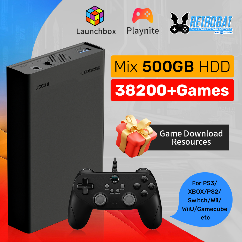 وحدة تحكم ألعاب فيديو HDD Retr - مراجعة Retro Gaming Xbox وسعره