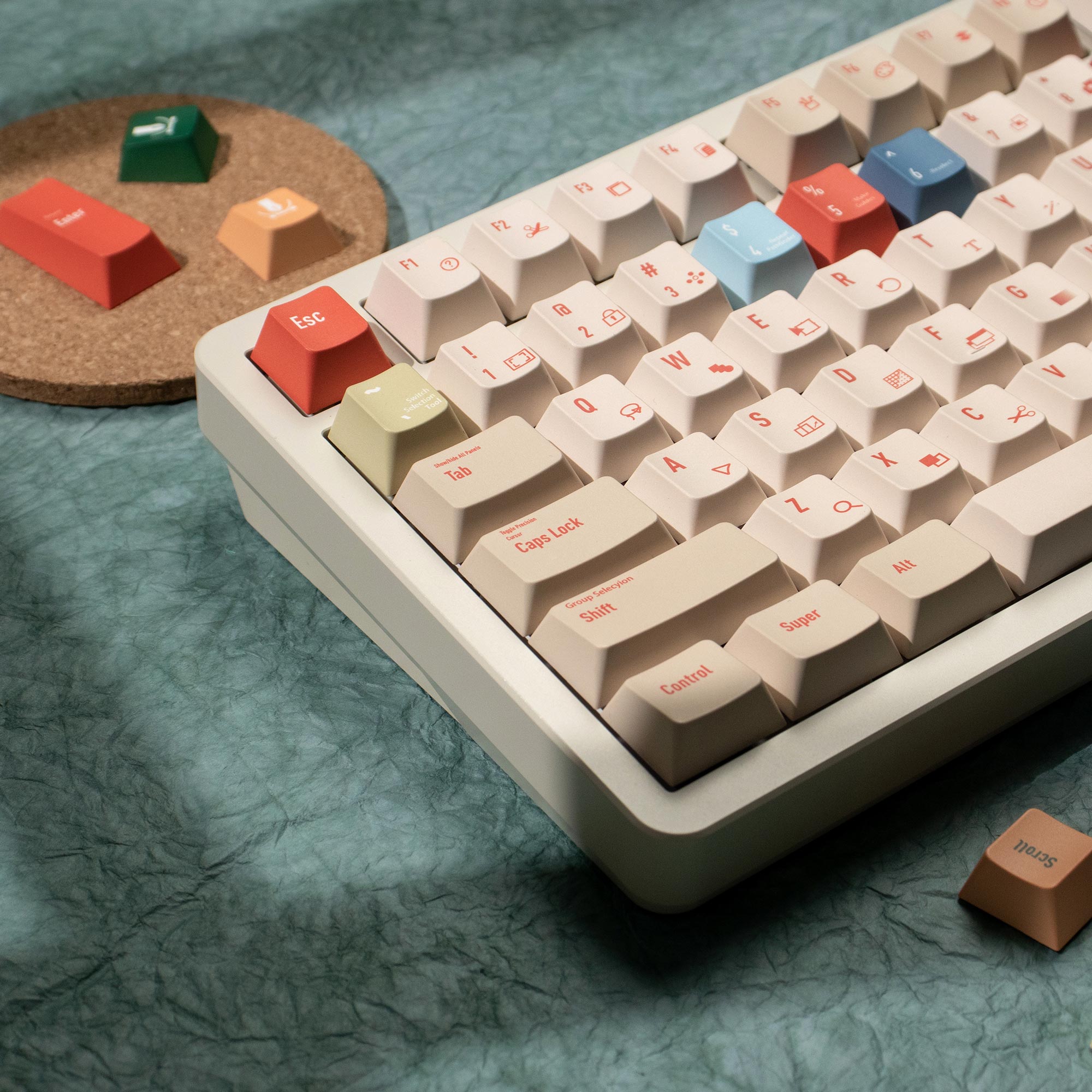 أغطية مفاتيح Illustrator Keyca - مراجعة Retro Gaming Keycaps وسعره
