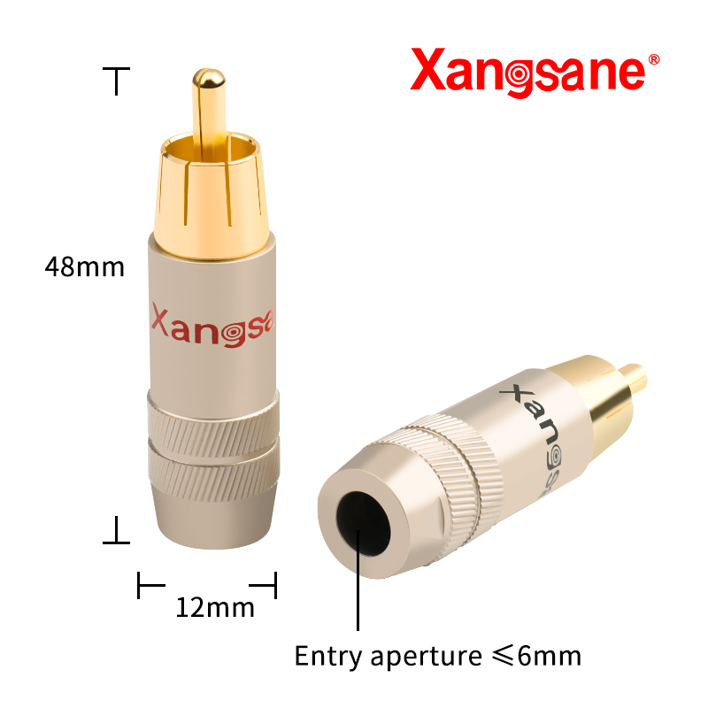 4 قطع من مقابس RCA من Xangsane - مراجعة Composite Rca Cable وسعره