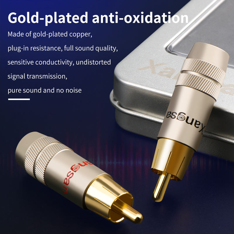 4 قطع من مقابس RCA من Xangsane - مراجعة Composite Rca Cable وسعره