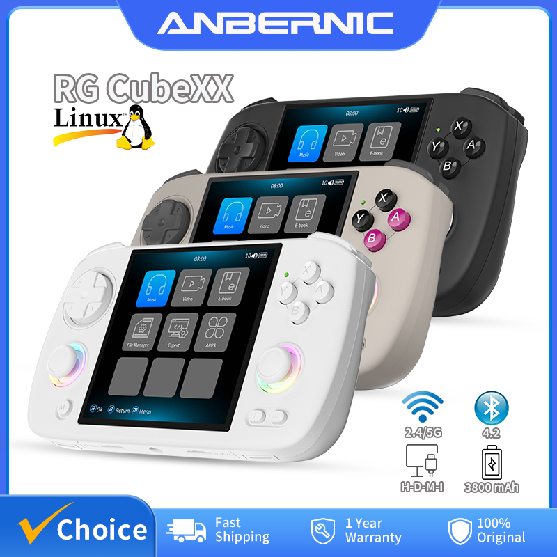 ANBERNIC RG Cubexx ريترو وحدة  - مراجعة Retro Gaming Images وسعره