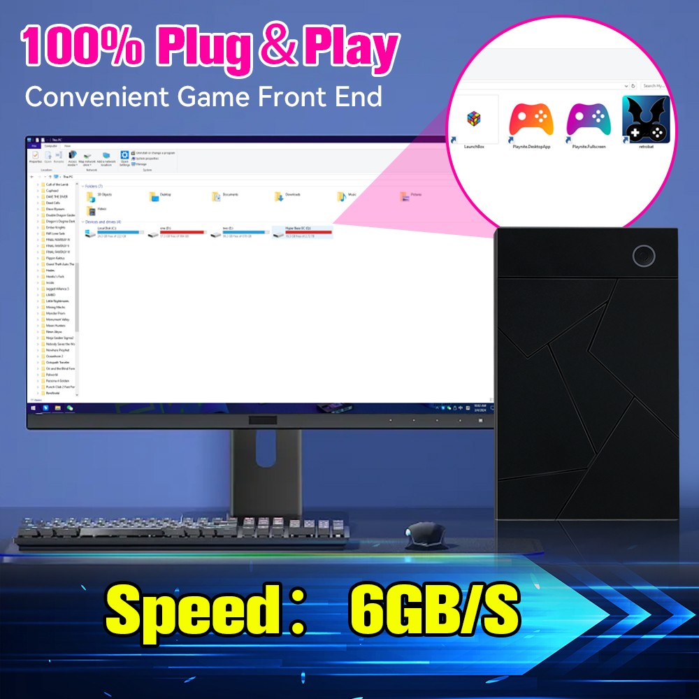 محرك الأقراص الصلبة لمحاكاة ال - مراجعة Retro Gaming Hard Drive وسعره