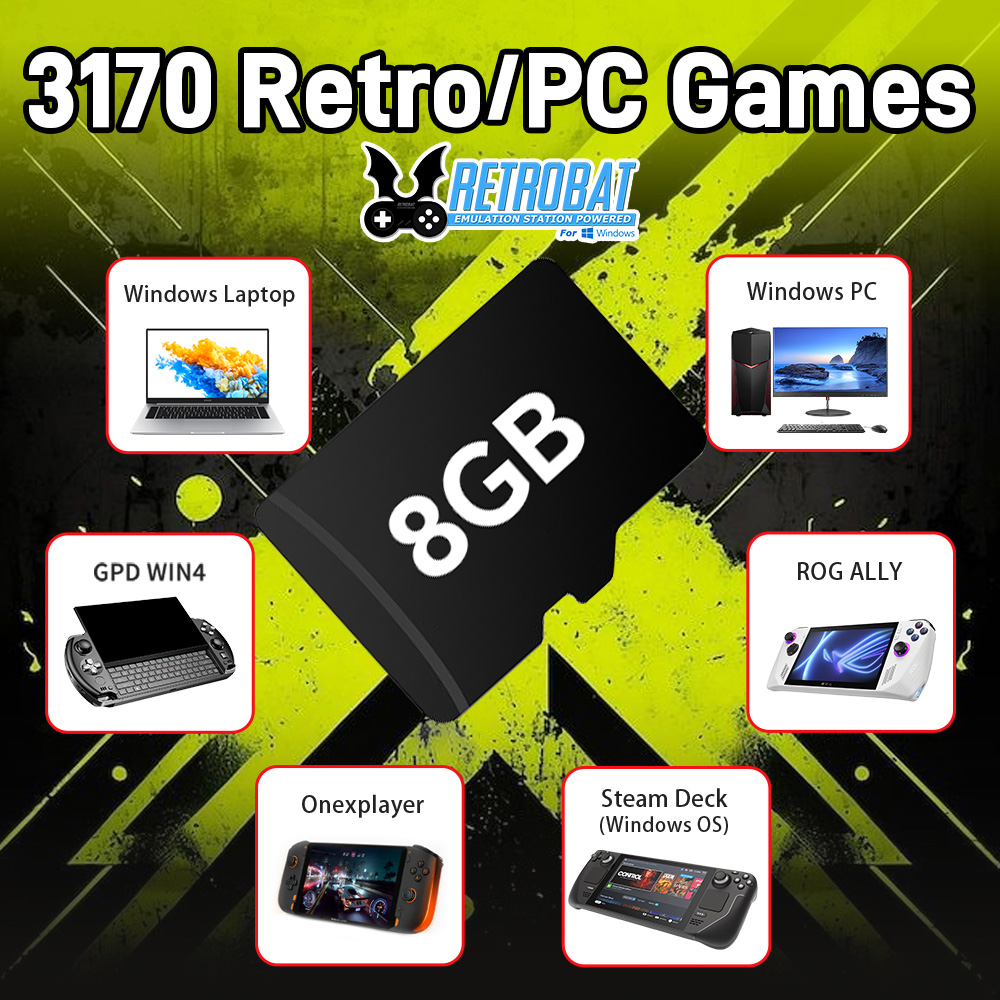 بطاقة ألعاب TF سعة 8 جيجابايت  - مراجعة Retro Gaming Best Console وسعره