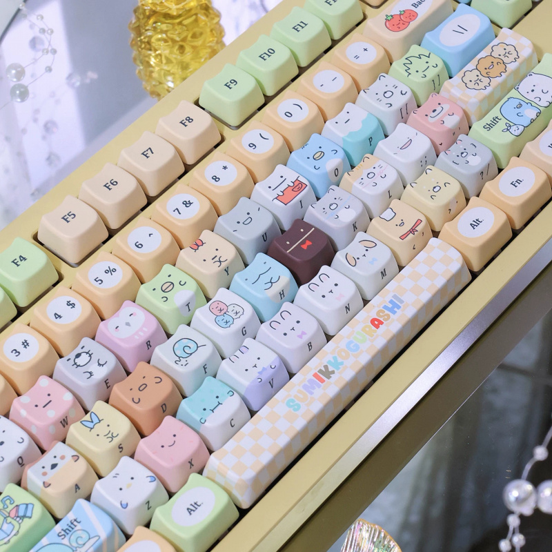 أغطية مفاتيح PBT مخصصة 130 مفت - مراجعة Retro Gaming Keycaps وسعره